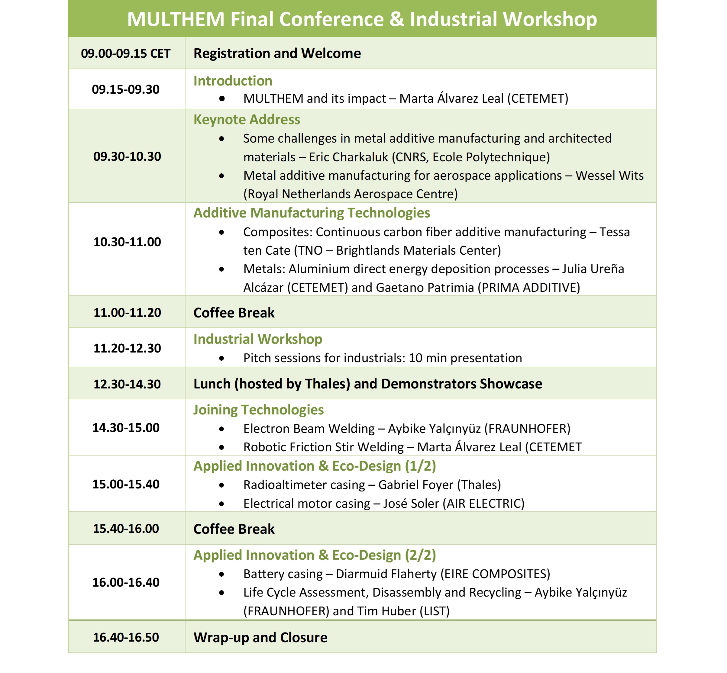 MULTHEM Hackathon Poster
